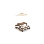 Table et 2 bancs de jardin avec 89 x 44 x 50 cm Table et 2 bancs de jardin avec 89 x 44 x 50 cm