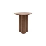 Table d'appoint bois fonc� noyer l44 cm hollen