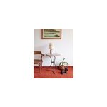 Table d'appoint en marbre rose et m�tal n�708