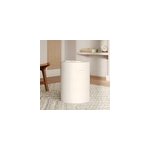 Table d'appoint ronde en b�ton blanc d35 cm - santorini