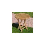 Table d'appoint ronde en teck 50cm lombok