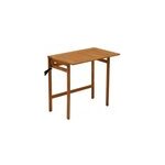 Table de balcon pliante en bois massif l80 cm carmen