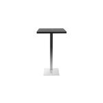 Table de bar carre noire l60 cm jory