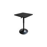 Table de bar carr�e noire luke