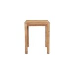 Table de bar haute extensible carr�e en bois massif l80 - 135 cm balto