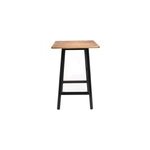 Table de bar noire l70 cm jones