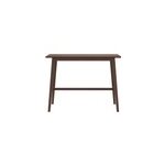 Table de bar rectangulaire 4 personnes en bois fonc� 120 cm - buvette