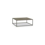 Table basse bois 110x110x40cm gris - Table basse bois 110x110x40cm gris -