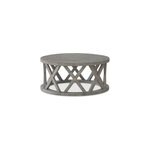 Table basse bois blanc 100x100x45cm -