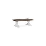 Table basse bois blanc 130x70x45cm - Table basse bois blanc 130x70x45cm -