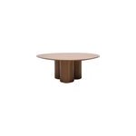 Table basse bois fonc� noyer l100 cm hollen