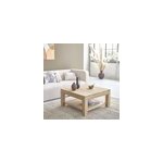 Table basse carr�e en bois de teck