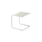Table basse - club - aluminium blanc - l. 39xl. 38xh. 41, 5cm