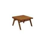Table basse de jardin en bois massif l65 cm tidak