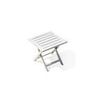 Table basse de jardin pliante en aluminium