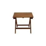 Table basse de jardin pliante en bois massif l40 cm itza
