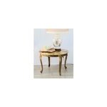 Table basse en laiton et marbre n�506