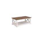 Table basse mdf marron - v�nitiennes