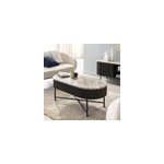 Table basse m�tal marbre