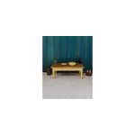 Table basse en noyer et jaune n�891