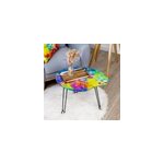 Table basse pliante multicolore