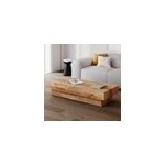 Table basse rectangulaire en bois de manguier - ar�to