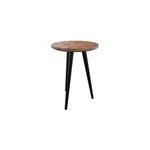 Table basse ronde en bois d'acacia d40 cm - ella