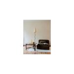 Table basse en rotin et verre n�307