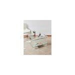 Table basse en verre hollywood regency n�927