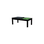 Table de billard convertible noire tapis vert - eddie
