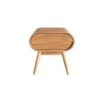 Table de chevet avec tiroir bois clair bjorg