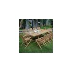 Table extensible teck milan 240x100 cm Table extensible teck milan 240x100 cm