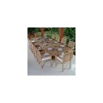 Table extensible teck sydney 290x100 cm
