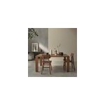 Table finition noyer 6 � 8 pers