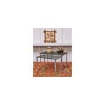 Tables gigognes en chrome et verre n�119