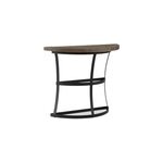 Table haute bois - m�tal marron - flavine