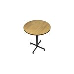 Table icub pied central 70dia. x75h. cm