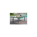 Table de jardin 10 places en aluminium