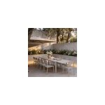 Table de jardin avec allonges