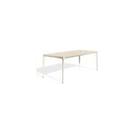 Table de jardin aluminium tigua avec plateau en cramique sur verre - grege