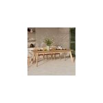 Table de jardin en bois de teck recycl� 10 personnes - lumo