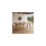 Table de jardin en bois de teck recycl� 10 personnes - molo