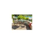 Table de jardin carr�e greensboro 70 x 70 cm olive - hesp�ride