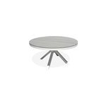 Table de jardin elba aluminium - blanc