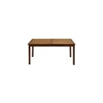 Table de jardin extensible en bois massif l160 - 210 cm mayel