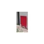 Table de jardin pliante en aluminium rouge carmin