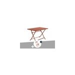 Table de jardin rectangle greensboro 110 x 70 cm ambre avec 4 chaises - hesp�rid