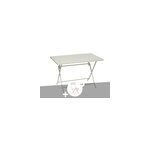 Table de jardin rectangle greensboro 110 x 70 cm argile avec 4 chaises - hesp�ri