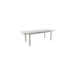 Table de jardin rectangulaire extensible alu koloa beige - jardideco