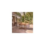Table de jardin rectangulaire en teck hu Table de jardin rectangulaire en teck hu